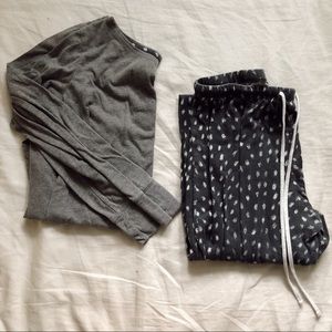 Grey pajama set